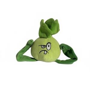 Plants Vs. Zombies Bok Choy Plush Linxin 6'' PvZ Light Green Long Arm Plush RARE